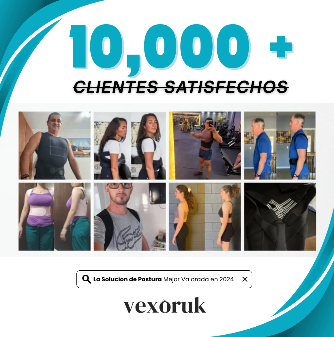 Corrector de Postura Instantáneo + Rodillo de Masaje ( Gratis )