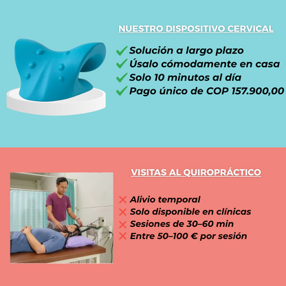 Almohada de Alivio Cervical + Almohada Ortopédica GRATIS